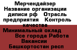 Мерчендайзер › Название организации ­ диписи.рф › Отрасль предприятия ­ Контроль качества › Минимальный оклад ­ 20 000 - Все города Работа » Вакансии   . Башкортостан респ.,Баймакский р-н